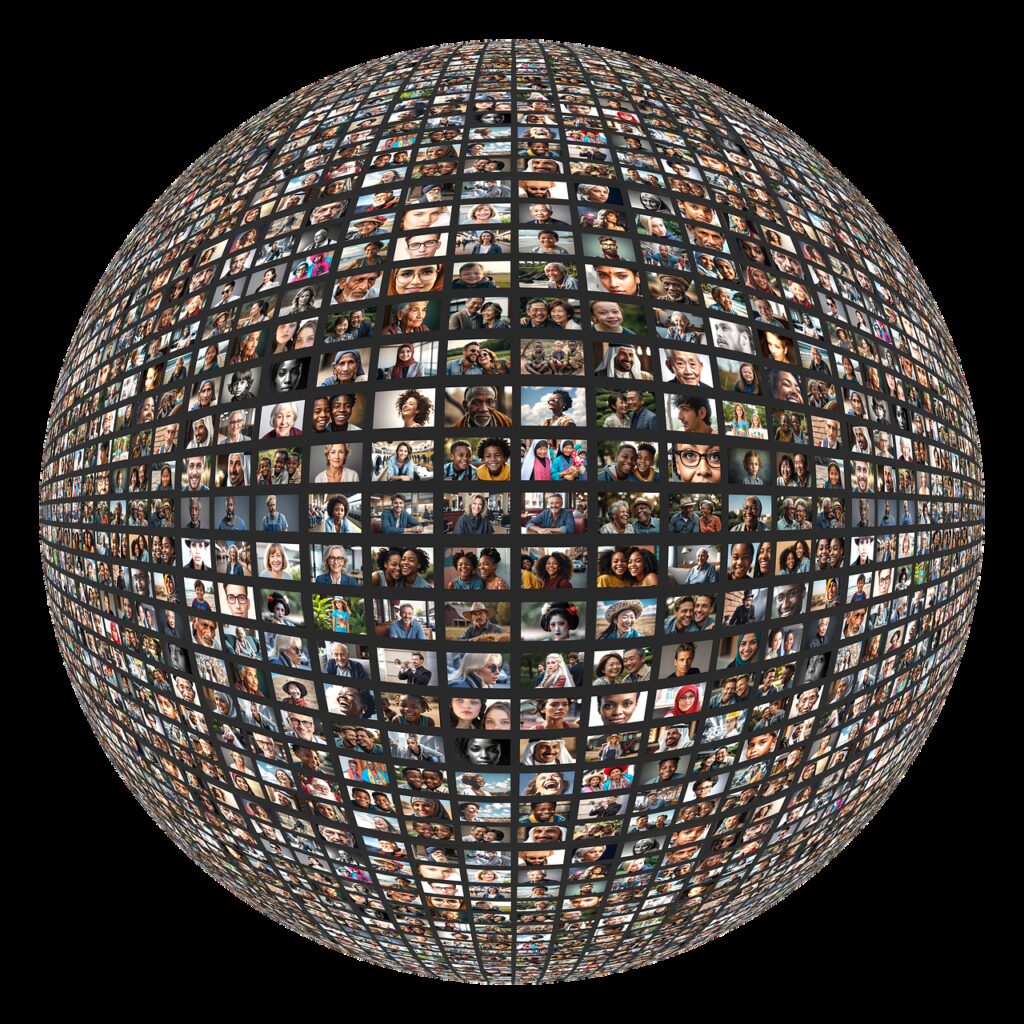 ai generated, people, network